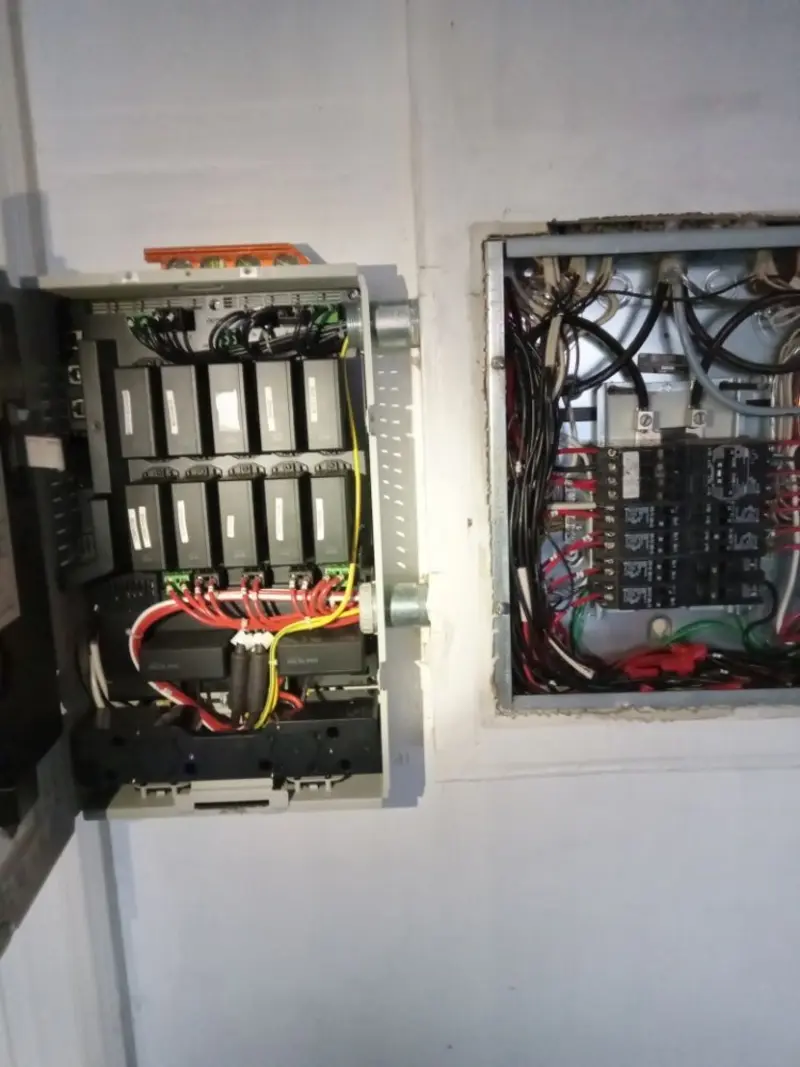 Electrical panel upgrade completed for Indoor Lighting Installation in South Barrington